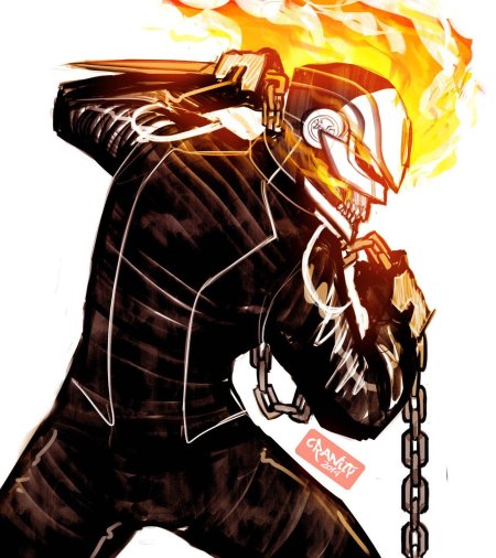 Призрачный гонщик робби рейес цепь