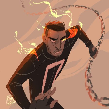 Призрачный гонщик робби рейес