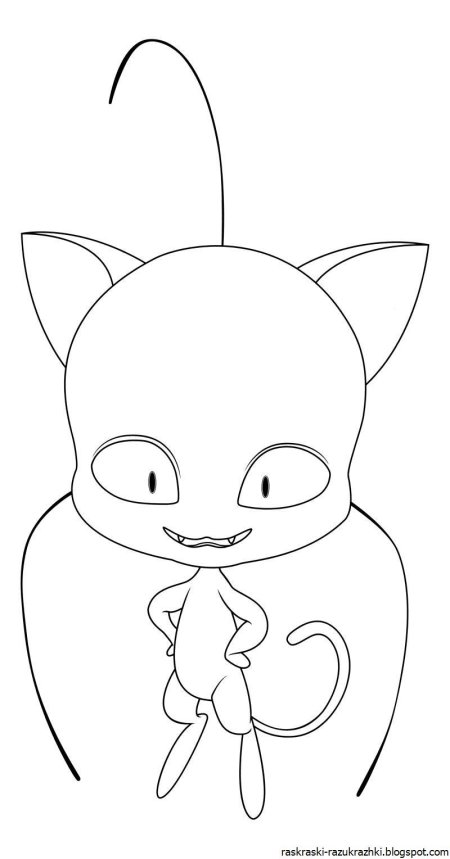 Леди баг и супер кот раскраска квами