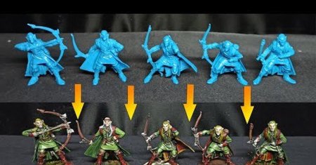 Набор солдатиков технолог битвы фэнтези эльфы