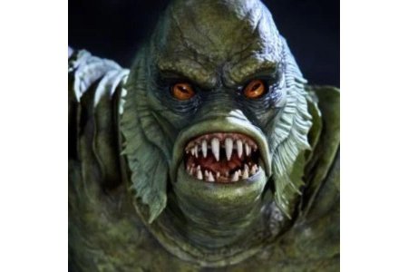 The creature from the black lagoon