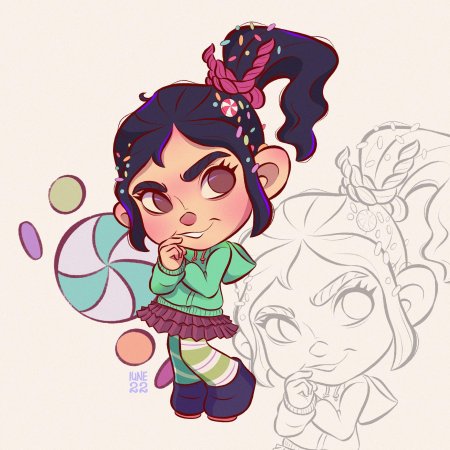 Ральф принцесса ванилопа