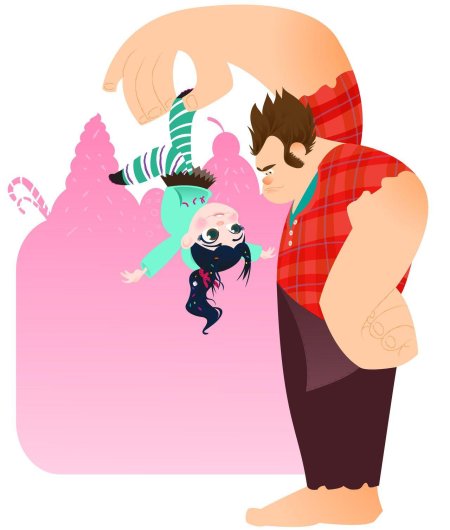 Ральф и ванилопа любовь