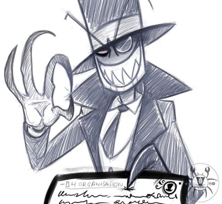 Villainous black hat