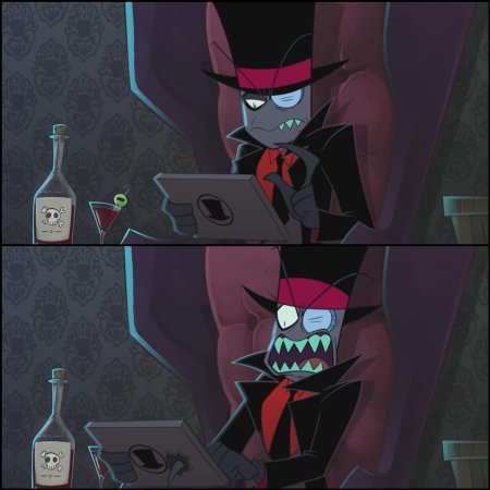 Черношляп villainous