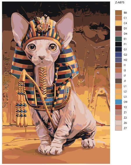 Египетский сфинкс кошка