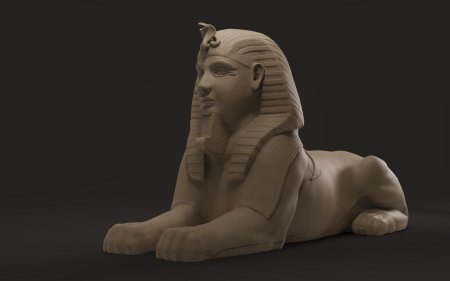 Egyptian sphinx д модель