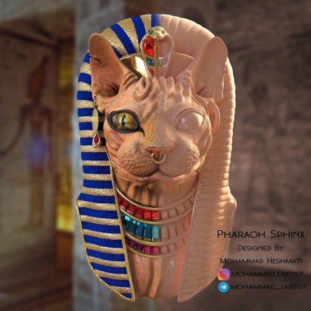 Кот сфинкс фараон