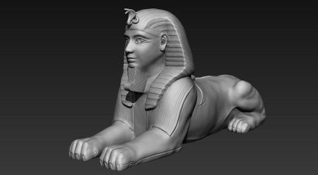 Egyptian sphinx 3д модель