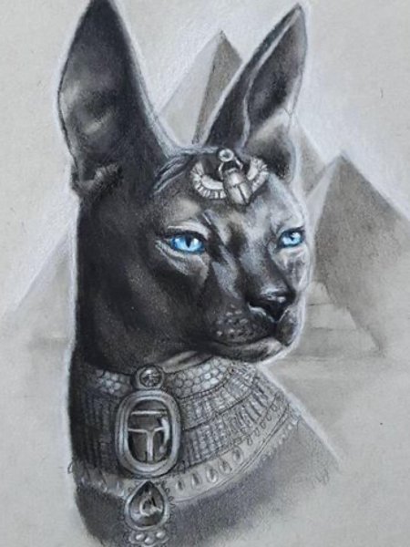 Богиня бастет сфинкс