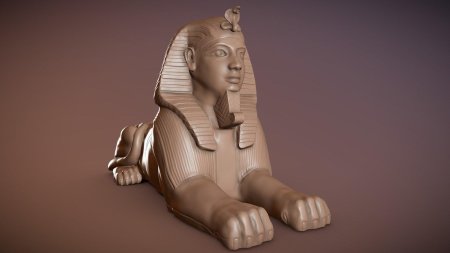 Egyptian sphinx 3д модель