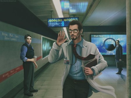 Гордон фримен в халате