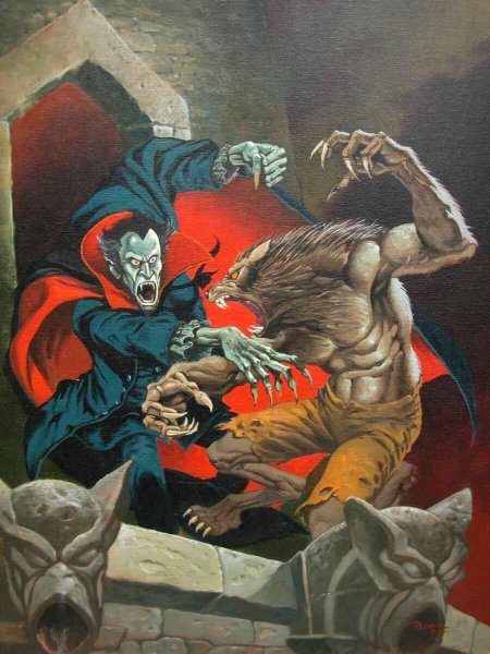 Вампир против оборотня ван хельсинг