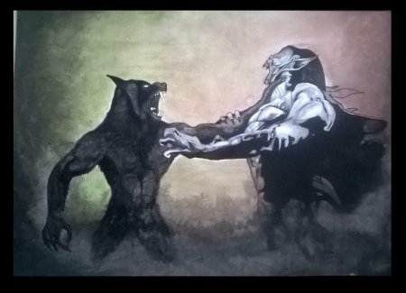 Ван хельсинг оборотень против дракулы