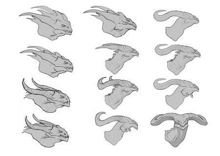 Анатомия дракона референс