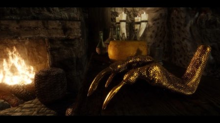 Костяной драконий коготь скайрим