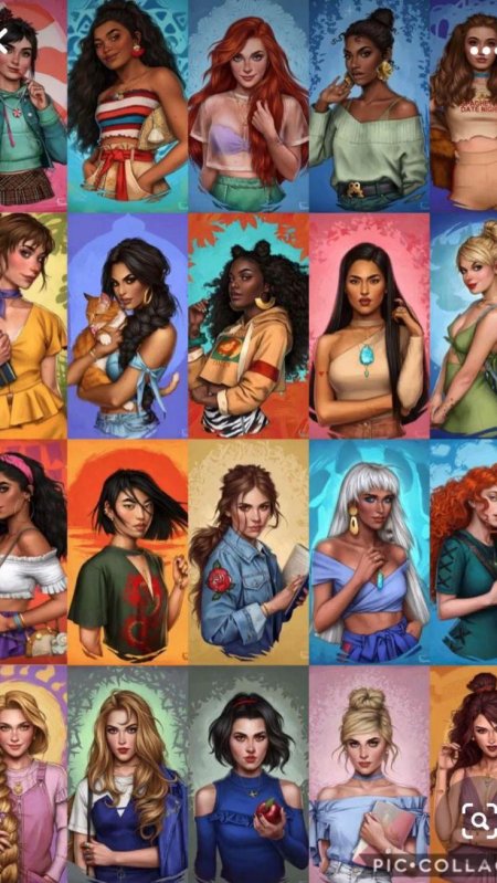 Современные принцессы диснея