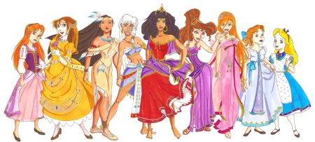 Героини дисней мультиков