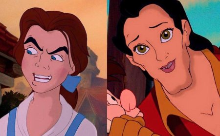 Красавица и чудовище белль и гастон