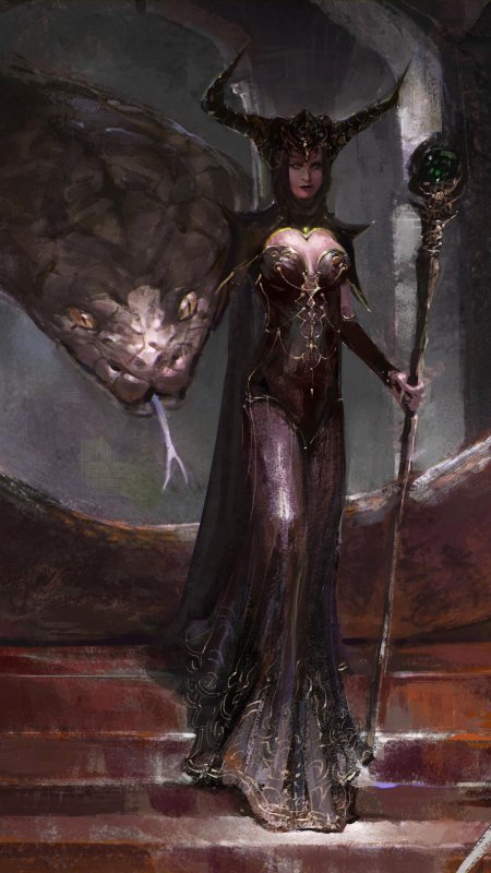 Женщина змея фэнтези