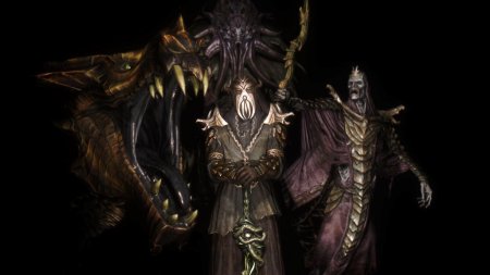 Посох драконьего жреца скайрим