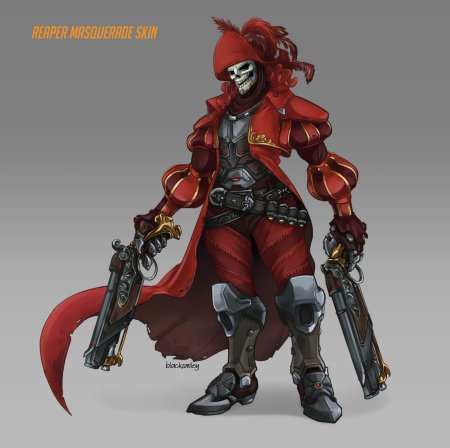 Жнец овервотч концепт арт