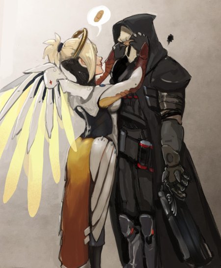 Жнец и ангел овервотч