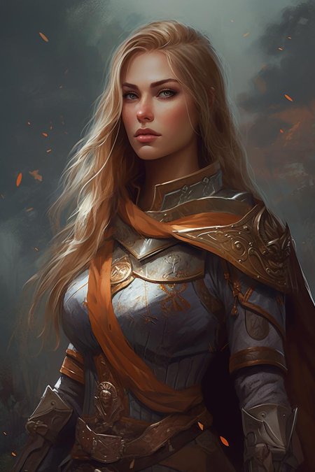 Девушка рыцарей