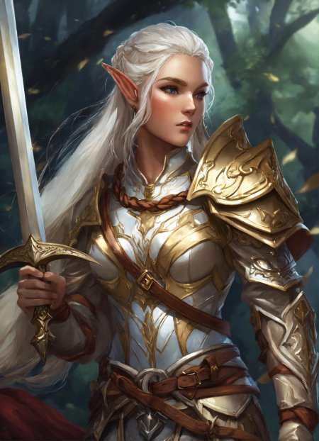 Фэнтези эльфийка