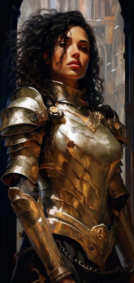 Женщина в доспехах