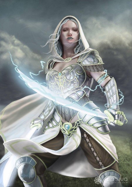 Фэнтези девушки воительницы для телефона