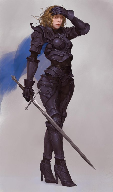 Девушка в доспехах