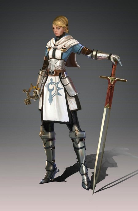 Девушка рыцарь фэнтези