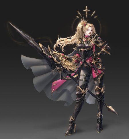 Аниме девушка паладин