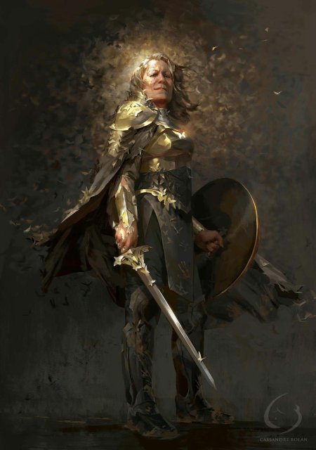 Женщина воин арт