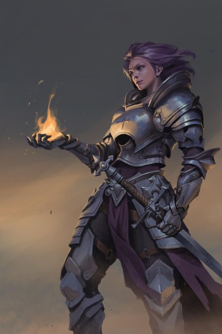 Воительница фэнтези