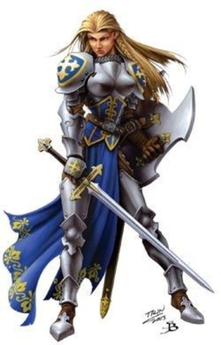 Девушка воин днд