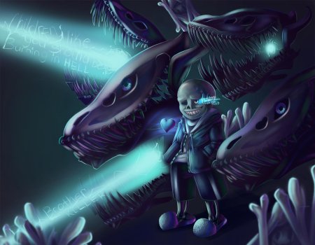 Санс гастер бластер