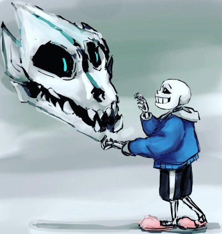 Гастер бластер санс