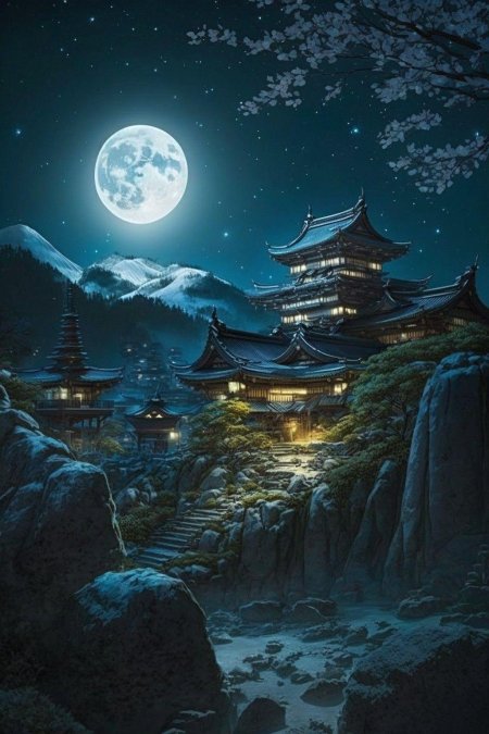 Пейзаж японский