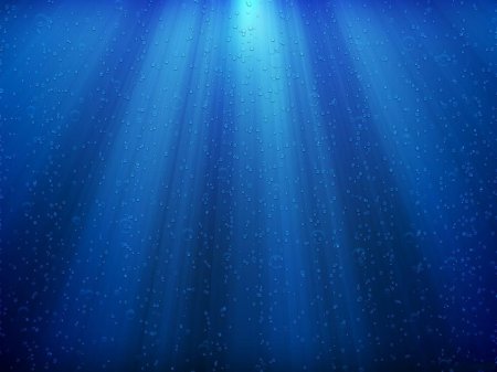 На синем фоне