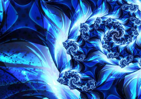 Голубой фрактал
