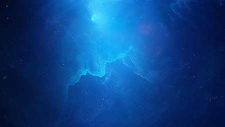 Космос синий