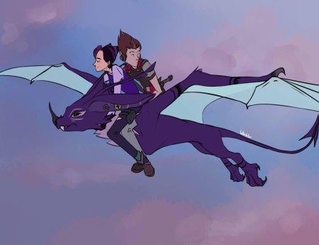 Дракон в полете