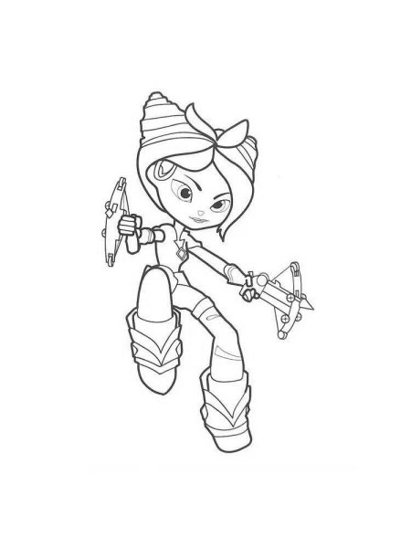 Раскраски герои энвелла кира