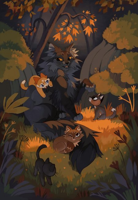 Коты воители остролап кленовница