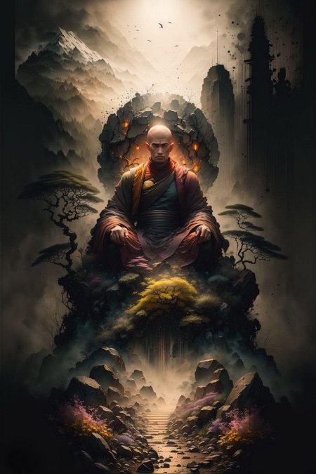 Тибетские монахи