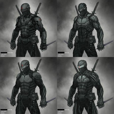 Снейк айз концепт арт