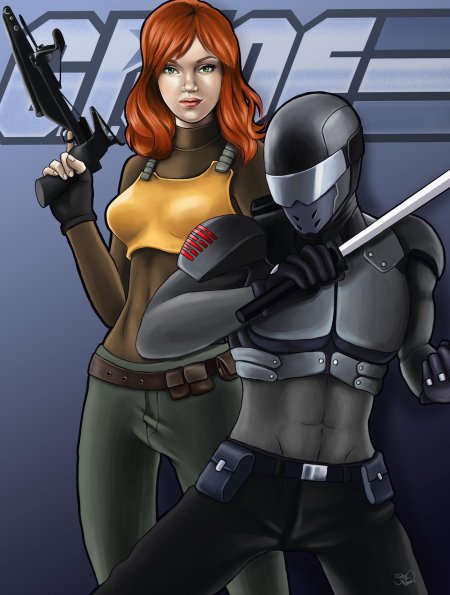 Снейк айз и скарлетт