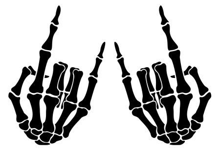 Skeleton hand